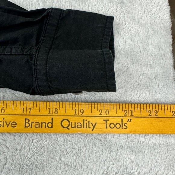 Wings + Horns Black Button Down Shirt Men’s Size Medium - Picture 7 of 13